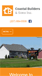 Mobile Screenshot of coastalbuildersofmaine.com